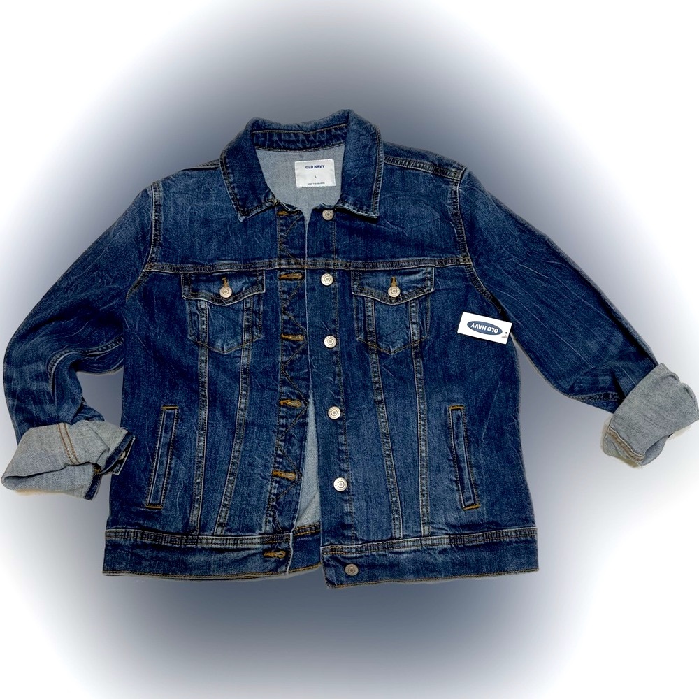 Dark blue Jean jacket, NEW!